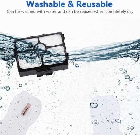 Must Have Replacement Filters Kit For Stratos Ultralight Corded Vacuum HZ4002 HZ4001AMZ HZ3000 HZ3002 washable filter