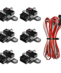 Six Pack Micro Limit Switches With 1M 3 Pin Cable For 3018 PROVer Mach3 CNC Router Upgrade Kit, shown with switches and cables