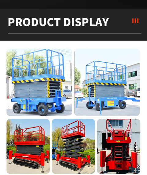 Hardcore Rugged Tracked Scissor Lift Delivering Rock Solid Stability With Self Propelled Crawler Base For Dang Tough Indoor Or Outdoor High Rise Maintenance And Industrial Work