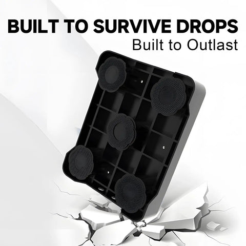 Heavy Duty Adjustable Step Stool For Adults And Kids, 660 Lbs Capacity, Ultra Stable 5 Leg Base viewed from bottom