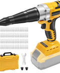 Cordless Pro Grade Rivet Gun Compatible With 20V Max Batteries, Brushless Auto Riveter For One Eighth, Five Thirty Second