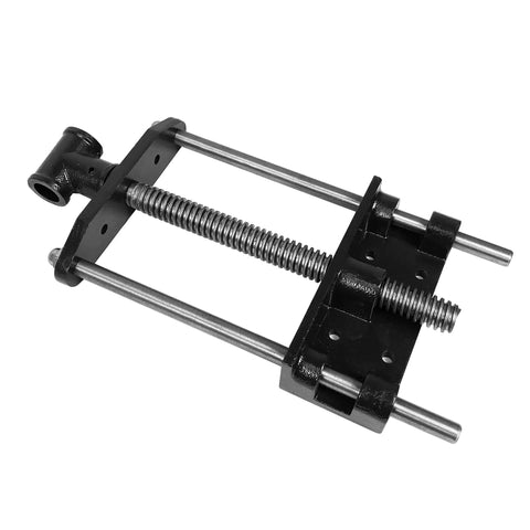 Heavy Duty Front Screw Bench Vise For Woodworking Shops Built Like A Tank Rock Solid Seven Inch Jaw Opening cast iron body with chrome hardware.