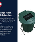 Pro Grade Golf Club Washer for Woods and Irons High Capacity No Splash Cleaner with Gentle Bristles in Durable Design