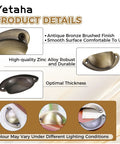 10 Pieces Brushed Nickel Cup Handles With Screws For Cabinets Drawers Dressers Cupboards And Kitchen Furniture Decoration