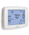 Ultra Easy Read Touchscreen 7 Day Programmable Thermostat with 12 Inch Display showing 70°F and system settings