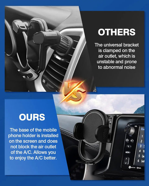 Mazda CX-5 Car Phone Holder With Dash Organizer For 2021-2025 CX-5 10.25 Inch Screen Mount Hands Free Cradle, 360 Degree Rotation