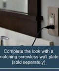 Radiant 15 Amp Night Light GFCI Self Test Tamper Resistant Decorator Duplex Electrical Wall Outlet Nickel Finish in bathroom