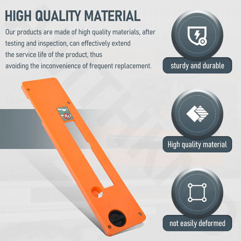 Table Saw Plate Dado Throat Kit 1 Inch Slot Width Replacement Part For Ridgid And Ryobi Table Saws Compatible With R4514 R4514T