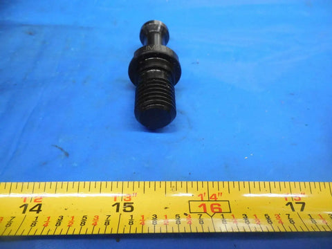 Top Shelf CAT40 MAS1 Retention Knobs And Pull Studs 10 Piece Set For CNC Mill Machining Heavy Duty Tooling showing a black pull stud with measurement.