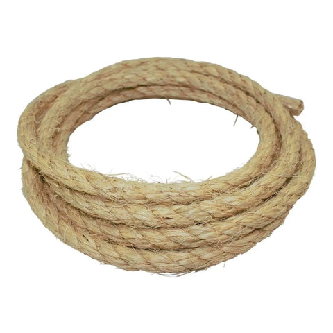 Coiled Dope Twisted Sisal Rope For All Around Use Natural Twine For Crafts DIY Gardening And Decor Durable Thick Rope For Indoor And Outdoor Projects