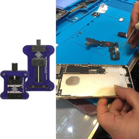 Portable Circuit Board Repair Fixture And Holder Clamp For Soldering Pro Grade Setup with smartphone motherboard disassembly