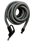35 Foot Central Vacuum Hose With 360 Degree Swivel Handle Three Way On Off Switch Easy Grip Direct Connect End Flush Handle Connection