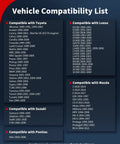 Vehicle compatibility list for Hardcore Garage Edition Engine Coolant Temperature Sensor with Pigtail Harness.