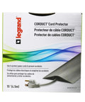 Box of 15 Foot Brown Floor Cord Cover For Cables And Wires Holds One Cable With Pressure Sensitive Tape For Indoor Use Conceals Cords