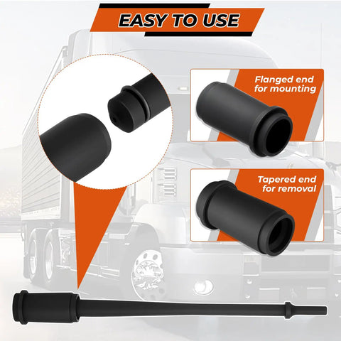 Anchor Pin Bushing Kit For One And Three Eighths Inch Pins With Eleven And A Half Inch Driver featuring flanged and tapered ends
