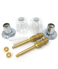 Faucet Trim Kit Compatible With Popular Tub And Bath Fixtures - See Sizing For Best Fit with acrylic handles and brass stems