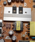 Electronics circuit board with components on a single-sided copper clad board for DIY projects.