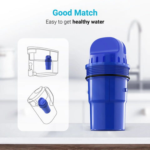 Six Pack Water Filter Replacements For All Pitcher And Dispenser Filtration Systems Including CRF950Z PPF951K PPF900Z Aqua Crest