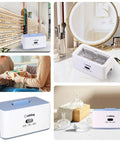 Multiple angles of Ultrasonic Jewelry Cleaner 1000mL Deep Clean, showcasing its 45kHz Sonic Cleaner features in different settings.