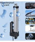 Smooth As Butter Electric Linear Actuator DC Motor With Built In Photoelectric Sensor For Heavy Duty Linear Motion Projects And Easy Stroke Adjustments 100Mm Up To 450Mm with IP66 waterproof feature and silent design.