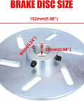 Beefed-Up Go Kart Brake Kit Compatible With Yerf-Dog Manco 9598 9597 And More, showing 152mm brake disc size