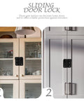 Hardcore Stainless Steel Flip Latch Heavy Duty Gate Bolt Safety Lock For Outdoor Yard And Fence Doors Rust Proof Two Pack, securing sliding doors.
