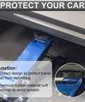 Universal Floor Jack Pad And Cross Beam Adapter For Pinch Weld Protection, 3 Ton Capacity, fits most jacks and vehicles