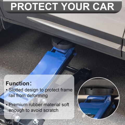 Universal Floor Jack Pad And Cross Beam Adapter For Pinch Weld Protection, 3 Ton Capacity, fits most jacks and vehicles