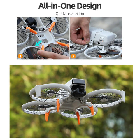 Foldable Landing Gear Extensions For Flip Drone Adds 30mm Height Pro Grade Ultra Light Gray Legs Easy Install