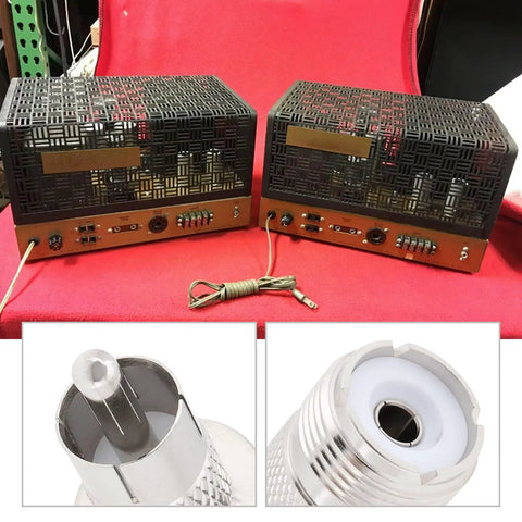 UHF SO239 Female To RCA Male Coax Connector Adapter For Ham Radios And Heathkit Gear Plug And Play RF Coaxial Adapter detail view