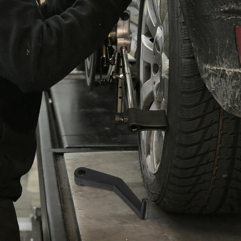 Dead Nuts Accurate Tire Balancing Ruler Crank Handles Built Different With Soft Touch Polymer Grips for wheel alignment use.