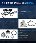 All In One Timing Belt Kit With Water Pump For Hyundai Elantra 2005-2009 Hyundai Tucson 2010 Kia Soul 2007-2009 Kit Parts
