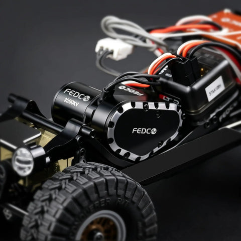 SCX30 Brushless Motor And Transmission Upgrade Kit With 25A ESC 3500KV Outrunner For Axial SCX30 RC Crawler BeefedUp Torque And Smooth LowSpeed Control