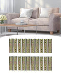 20 Pack Heavy Duty Metal Couch Connectors For Modular Sofa Sets displayed with a modern sofa in a bright living room.