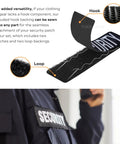 Two Pack Tactical Morale Patch Duo With Rugged Hook And Loop Back For Armed Officers included hook and loop backing for secure attachment.