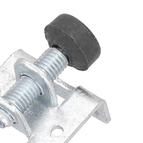 Close-up of Rock Solid Heavy Duty Adjustable Leveling Feet For Stable Furniture showing screw and anti-scratch cap.