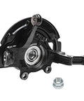 Close-up of 2 Front Steering Knuckles With Wheel Hub Bearings Assembly For 2002 2003 2004 2005 2006 Nissan Altima 2.5L Kit