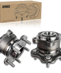 2 Piece 512388 Rear Wheel Bearing Hub Assembly Drop In Fit For Altima 2007-2018 with ABS sensor and 5-lug wheel pattern