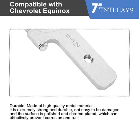 DT51329A Driveshaft Removal Adapter Tool, compatible with Chevrolet Equinox, made of polished and chrome-plated metal for durability.