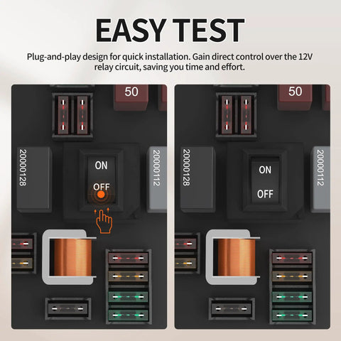 Go To Relay Bypass Switch And Tester Kit 9038 9036 9037 Replacements For Domestic GM BMW Audi Chrysler Diagnostic easy test