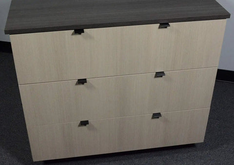 Back Mount Finger Edge Pull Handle 1.5 Inch Aluminum Matte Black Lightweight Cabinet And Drawer Pulls on beige drawers