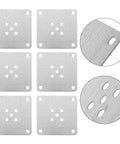 Heavy Duty Furniture Leg Mounting Plates 10 Pack Featuring 12mm Thickness For Sofa Assembly, steel plates with drilled holes.