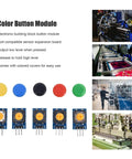 5 Piece Button Switch Module Large Push Button Board With Tactile Keys And Color Covers, featuring colored buttons on PCB.