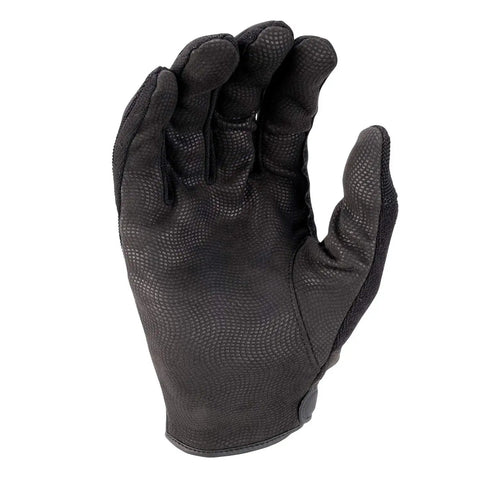 StreetGuard Kevlar Cut Resistant Work Glove With Stretch Back For Breathable Comfort Embossed Synthetic Palm Large Black