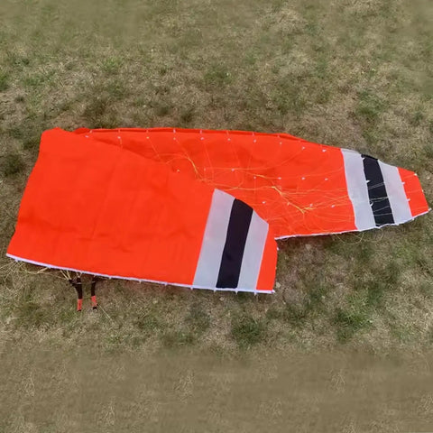 RC Paraglider Wing For Adults With Double Layer Canopy Wingspan 2.36M Or 2.8M Parachute Cloth on grass