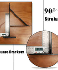 Heavy Duty Corner Brace Gate Bracket No Sag Kit for Shed Doors Driveway Gates Corral Gates and Wood Windows