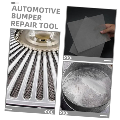 10 Piece Auto Repair Mesh Screen Stainless Steel Welded Wire Mesh For Bumper Repair And Fender Fix Quick DIY Patch