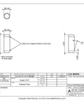Rock Solid 1/4 By 3/4 Inch Dowel Pins, Pack Of 10, True Titanium Grade 2, technical drawing with measurements and details.