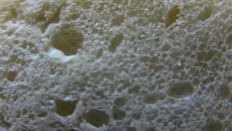 Close-up view of expansive foam texture of Tough As Nails Expanding Spray Foam Insulation Sealant for Large Gaps And Cracks.