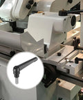 Badass Adjustable Clamping Lever Handle M8 X 20mm 304 Stainless Steel Ratchet Rotating Screw Handle on machinery.